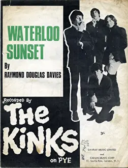 Kinks: 1967, sheet music, pop style, The Kinks, Waterloo Sunset