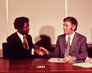 Borrow: 1970s African-American Man Shaking