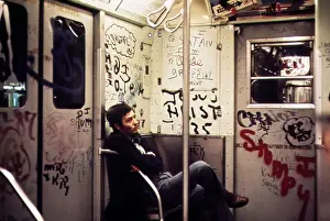 Alienation: 1970s America - Graffiti on a subway car