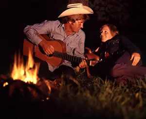 Headware: 1970s Couple Campfire Night Man