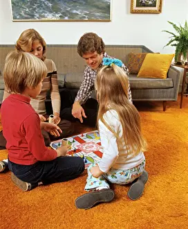 Shag: 1970s Family Playing Board Game