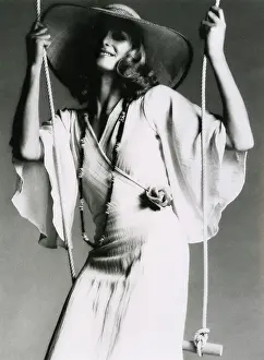 Corsage: 1970s Lady on a swing