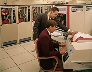 Mainframe: 1970s Office Men Computers