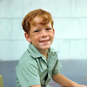 Freckle: 1970s Portrait Of Smiling Boy
