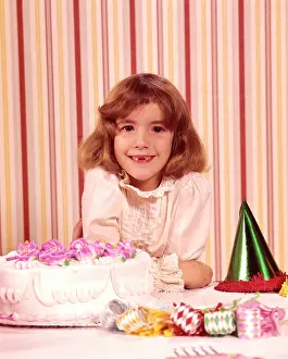 Favors: 1970s Portrait Smiling Girl Missing