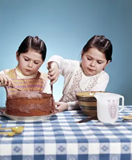 Frosting: 1970s Retro Two Sisters Twins