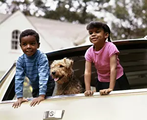 Airedale: 1970s Smiling African-American