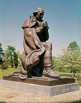 Supplication: 1970s Statue Of George Washington