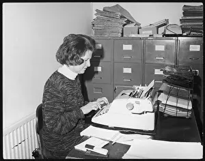Typists: 1970S TYPIST