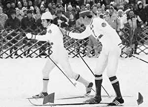 Skiers: 1976 Winter Olympics in Innsbruck