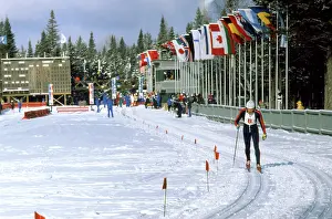 Skiers: 1980 Winter Olympics in Lake Placid