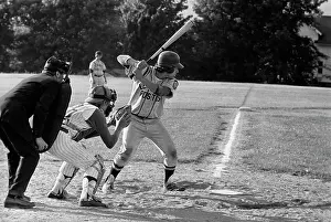 Coordinate: 1980s Batter Catcher And Umpire
