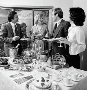 Chatter: 1980s Pair Of Couples Chatting