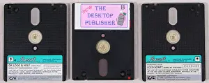 Desktop: 1985, 1986, computer, technology, floppy disks