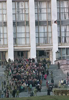 Protesters: 1993 Russian constitutional crisis