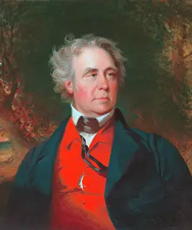 1843: 19th century painting of Richard Mentor Johnson, 1843