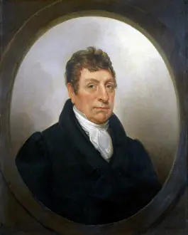 Rembrandt: 19th century portrait painting of The Marquis de Lafayette