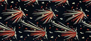 Volcanoes: 19th century Textiles