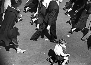 Tricycle: 1st of May - demonstration in New York, 1937