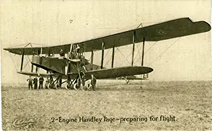 Paige: 2-Engine Handly Paige Biplane, England