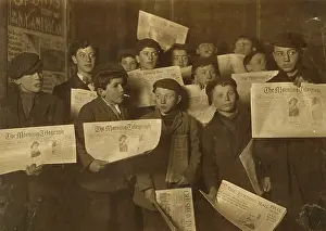 Upward: 2 AM February 12, 1908. Papers just out