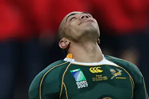 Springboks: 20 October 2007 - Rugby World Cup 2007. Bryan
