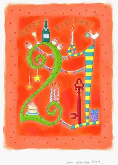 Corbridge: 21st birthday design