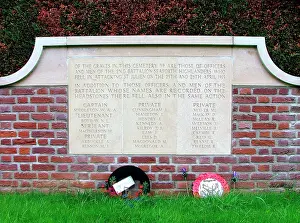 Holt’s Battlefields Collection: 22nd Seathforths Memorial, Seathforth CWGC Cemetery, Wieltje