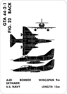 Aids: 23 a A4D Skyhawk