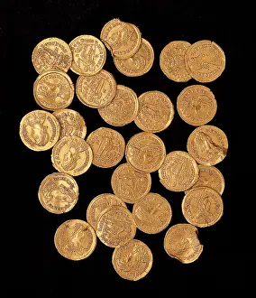Honorius: 28 coins of Honorius and Arcadius (4th-5th c