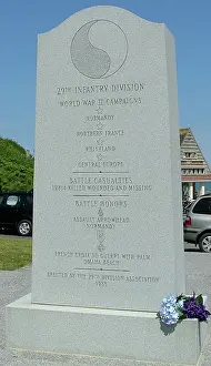 116th: US 29th Infantry Division Memorial Omaha Beach