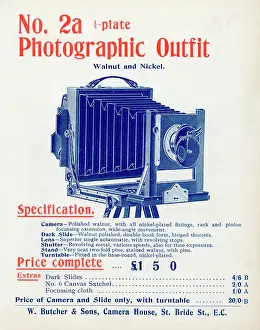 Primus: No 2A Quarter Plate Photographic Camera Outfit