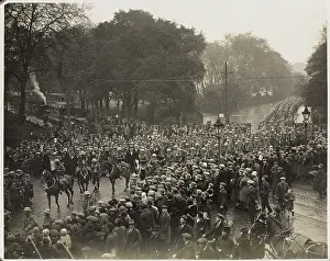 Regimental: 2nd Bn en route from the docks during the General Strike