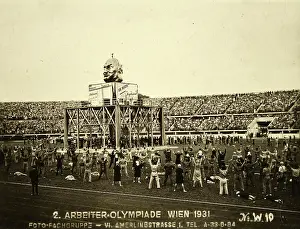 Leopoldstadt: 2nd International workers Olympics in Vienna