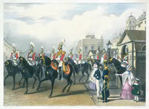 Relieving: 2nd Life Guards relieving Guards, Horse Guards