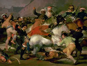 Lucientes: The 2nd of May 1808 in Madrid or The Fight against the