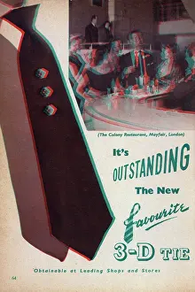 Fifties Style: 3-D NECKTIE 1953