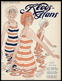 Decoratively: 3 Danish Ladies Bathe