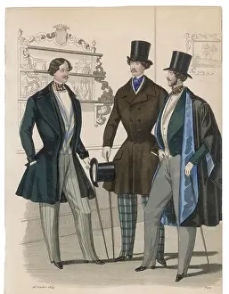 Flaps: 3 Elegant Men 1844