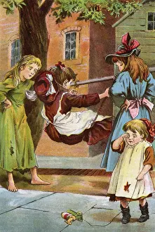 Fastened: 3 GIRLS ON SWINGS C19