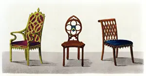Favoured: 3 GOTHICK CHAIRS