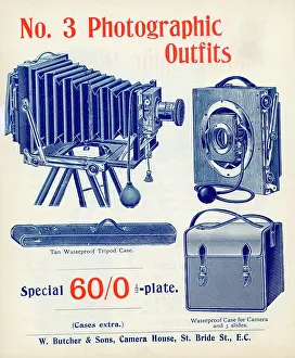 Primus: No 3 Half Plate Photographic Camera Outfit