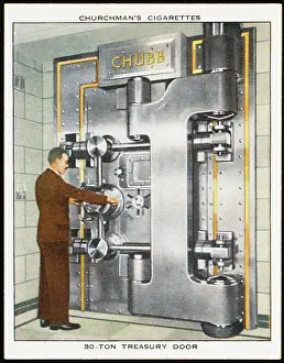 Safes: 30-TON TREASURY DOOR