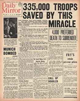 335, 000 troops rescued from Dunkirk