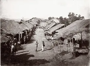 Irrawaddy: 3rd Anglo Burmese war - village on the Irrawaddy