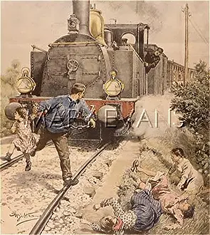 Railwayman: 4 CHILDREN SAVED