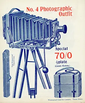 Primus: No 4 Half Plate Photographic Camera Outfit