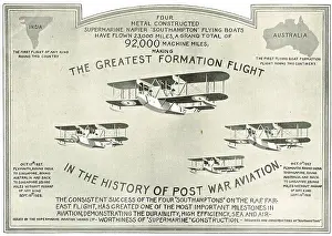 Southamptons: 4 Supermarine Southamptons Flew 92, 000 Machine Miles On Tour