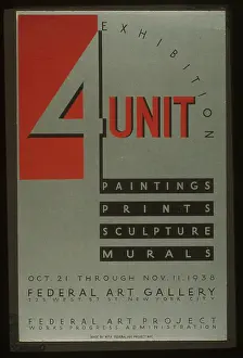 Murals: 4 unit exhibition - paintings, prints, sculpture, murals 4 u
