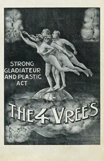 Recreating: The 4 Vree's - Dutch Acrobats, Gymnasts, Sculptural Posers